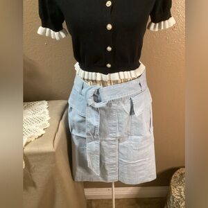 NEWT ELOQUII MINI DNIM SKIRT